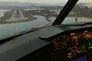 Spectacular approach to runway 34